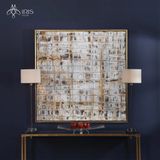 Tranh treo tường sơn dầu trừu tượng Egyptian Linen by Uttermost