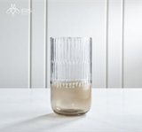 Chân nến đáy màu beige vân sọc