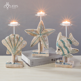 Chân nến gỗ khắc thủ công