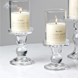 Chân nến thấp thuỷ tinh