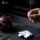 Đế cắm trầm hương gốm sứ hình hoa đại