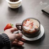 Cốc trà có nắp và lõi lọc sứ