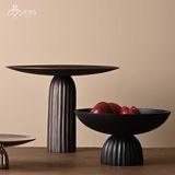 Khay đựng tròn chân thấp