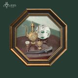 Tranh canvas khung nhựa PS hình bát giác