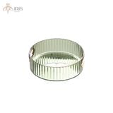 Âu đựng hoa quả tròn, tay cầm viền kim loại