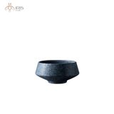 Bát đế cao hoạ tiết vân chấm loang
