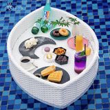 Khay đựng đồ ăn lớn hình lá