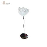 Đèn ngoài trời tạo hình bông sen nở bằng resin