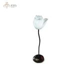 Đèn ngoài trời tạo hình bông sen nụ bằng resin
