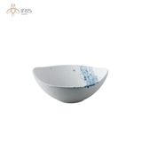 Bộ bát đĩa gốm sứ tạo phôi thủ công, men phun sơn