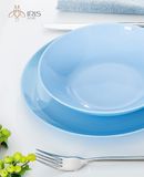 Bộ bát đĩa màu xanh dương
