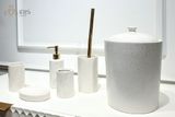 Set nhà vệ sinh màu trắng cát ( set B )