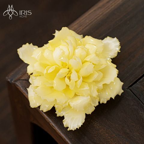 Hoa trang trí gốm sứ vuốt tay thủ công