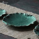 Đĩa đựng hình lá sen