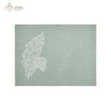 Lót đĩa ăn sợi tổng hợp hoạ tiết lá