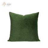 Gối vải nhung màu xanh cedar