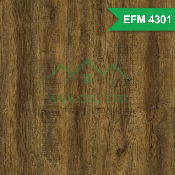 Sàn SPC Kháng Nước EFLOOR EFM 4301 Premium Vân Gỗ Dày 4mm