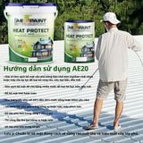  Sơn chống nóng giảm nhiệt độ Mái tôn và Tường nhà AE20-5 sao 