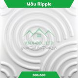  Mẫu Ripple - Tấm ốp tường 3D sợi tre 