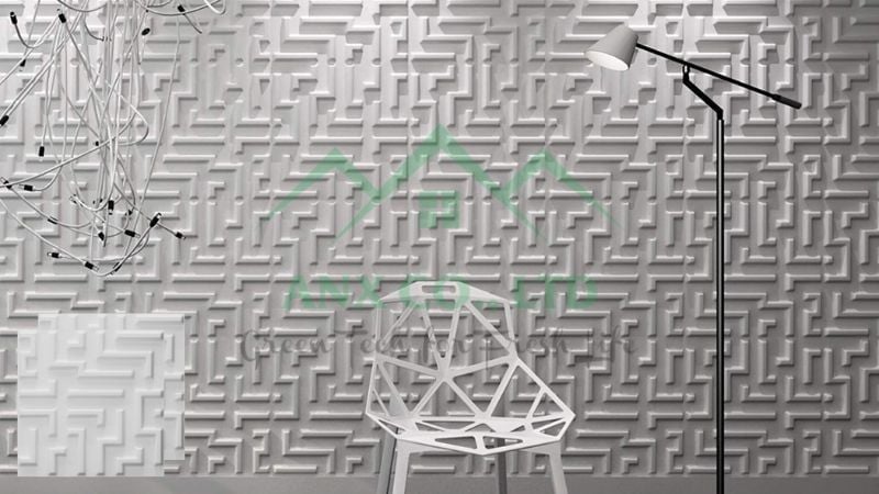 Mẫu Maze - Tấm ốp tường 3D sợi tre 