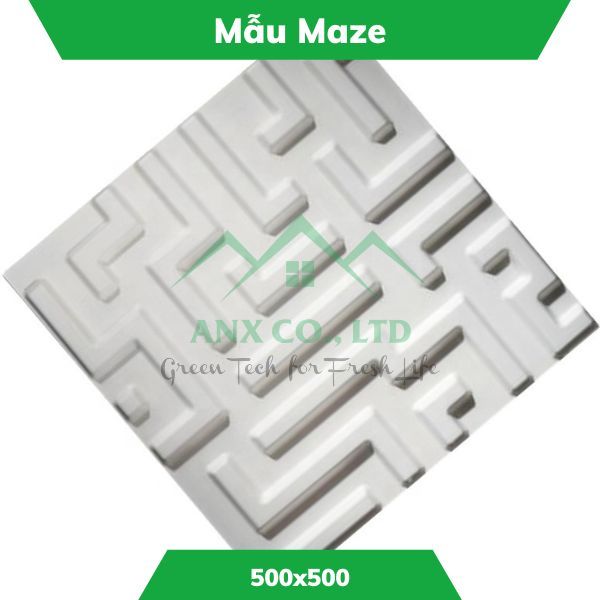  Mẫu Maze - Tấm ốp tường 3D sợi tre 