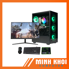 Bộ máy CORE I3 12100F |RAM 8G| GTX 1660 Super 6G | MAN 24 IN