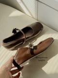  GIÀY BÚP BÊ NAGASHOES NÂNG CHIỀU CAO PHỐI QUAI ĐÍNH KHÓA 4P NAB90 