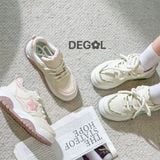  Giày Sneaker Unisex viền gót vải tweed DG02 