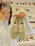  GIÀY BÚP BÊ NAGASHOES MŨI VIỀN CHỈ ĐÍNH NƠ NAB112 