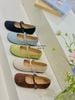 GIÀY BÚP BÊ NAGASHOES DA LỘN BASIC QUAI NGANG  NAB115