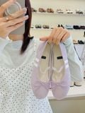  GIÀY BÚP BÊ NAGASHOES MŨI VIỀN CHỈ ĐÍNH NƠ NAB112 