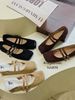 GIÀY BÚP BÊ NAGASHOES DA LỘN PHỐI MŨI DA NAB98