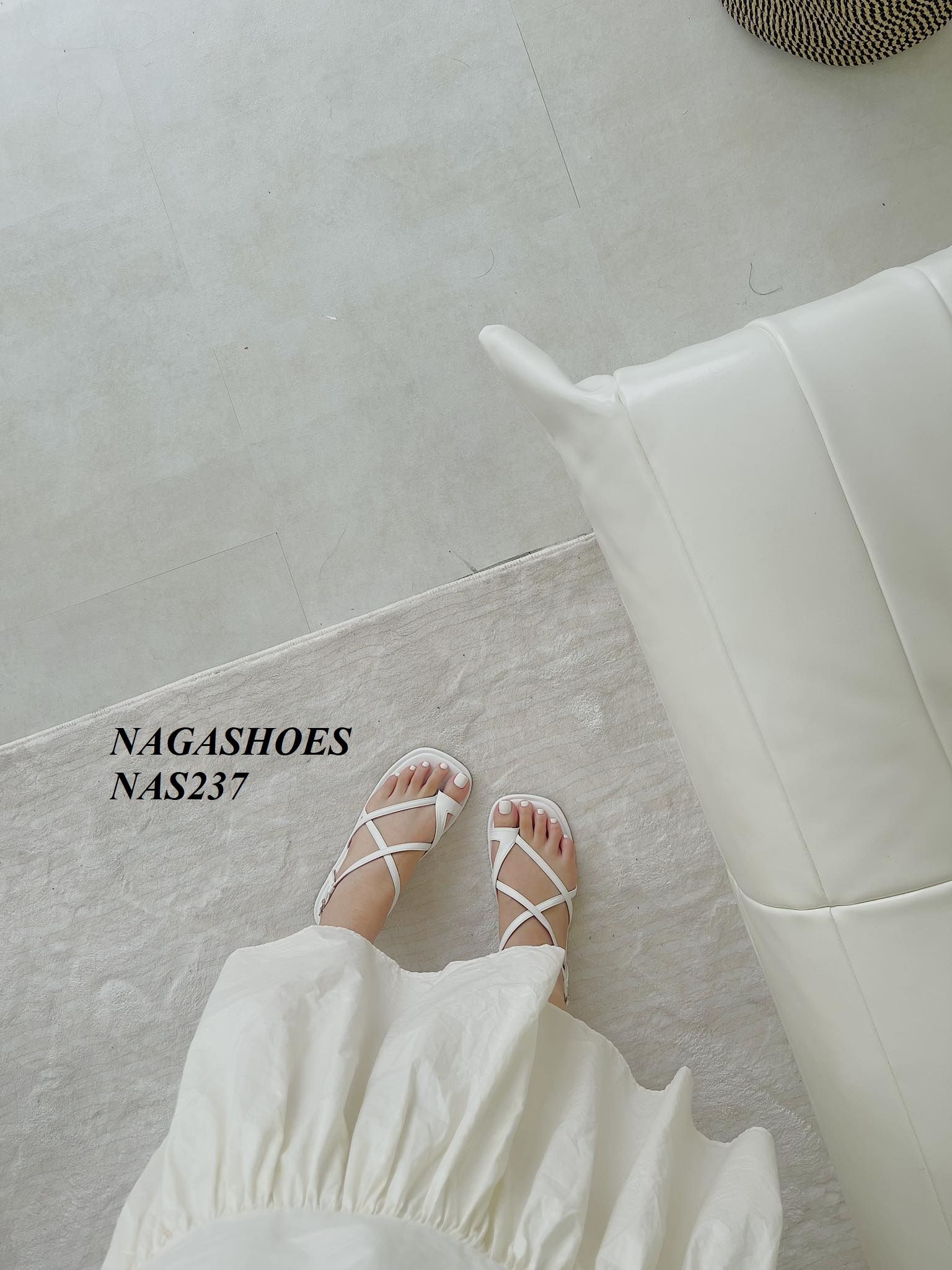  SANDAL NAGASHOES ĐẾ BỆT QUAI DÂY XỎ NGÓN NAS237 