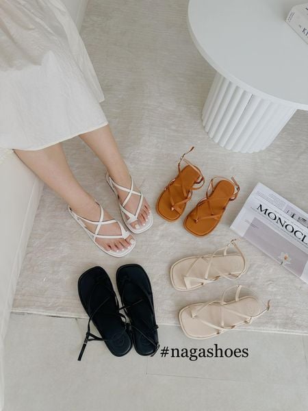  SANDAL NAGASHOES ĐẾ BỆT QUAI DÂY XỎ NGÓN NAS237 