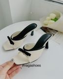  DÉP NAGASHOES QUAI NGANG ĐÍNH NƠ LỤA 8P NAD307 