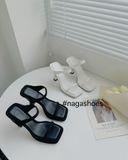  DÉP NAGASHOES HAI QUAI NGANG GÓT NHỌN 10P NAD308 