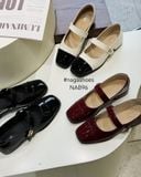  GIÀY BÚP BÊ NAGASHOES QUAI DÁN DA BÓNG PHỐI PHỤ KIỆN  2P NAB96 