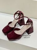  CAO GÓT NAGASHOES DA BÓNG ĐẾ ĐÚP BÍT MŨI 9P NAC319 