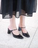  DÉP SỤC NAGASHOES MŨI VUÔNG PHỐI QUAI NGANG MẢNH 7P NAD315 