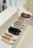  GIÀY BÚP BÊ NAGASHOES VIỀN ĐƯỜNG CHỈ ĐÍNH NƠ NAB103 