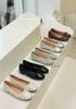 GIÀY BÚP BÊ NAGASHOES VIỀN ĐƯỜNG CHỈ ĐÍNH NƠ NAB103
