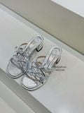 DÉP NAGASHOES MŨI VUÔNG QUAI THẮT NƠ 5P NAD344 