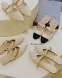 DÉP SỤC NAGASHOES MŨI NHỌN KHÓA KIM LOẠI 3P NAD326 