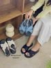 SANDAL NAGASHOES QUAI VẢI CHÉO 2P NAS247