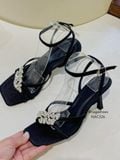  CAO GÓT NAGASHOES QUAI MẢNH CHÉO ĐÍNH ĐÁ 7P NAC326 