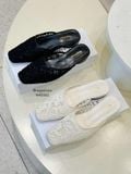  DÉP SỤC NAGASHOES VẢI REN MŨI VUÔNG 2P NAD362 