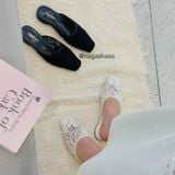  DÉP SỤC NAGASHOES VẢI REN MŨI VUÔNG 2P NAD362 