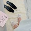 DÉP SỤC NAGASHOES VẢI REN MŨI VUÔNG 2P NAD362