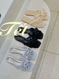  DÉP NAGASHOES VẢI LỤA QUAI KẾT THỦ CÔNG NAD342 