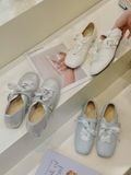  GIÀY BÚP BÊ NAGASHOES DÁNG THỂ THAO DÂY NƠ LỤA 2P NAB117 